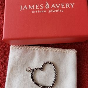 James Avery changeable heart charm holder